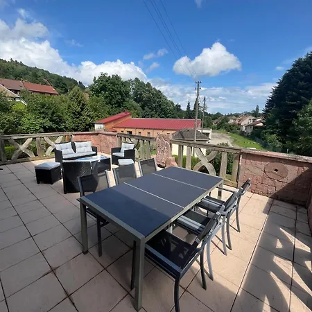 Tatil Evi Magnifique Maison Au Coeur De L'alsace - Terrasse *
